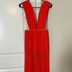 Bebe Maxi dress with shorts. Worn once. Flowy and fabulous.